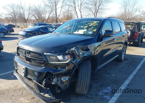 2017 Dodge Durango Gt Awd z USA, uszkodzony, nr VIN 1C4RDJDGXHC643846